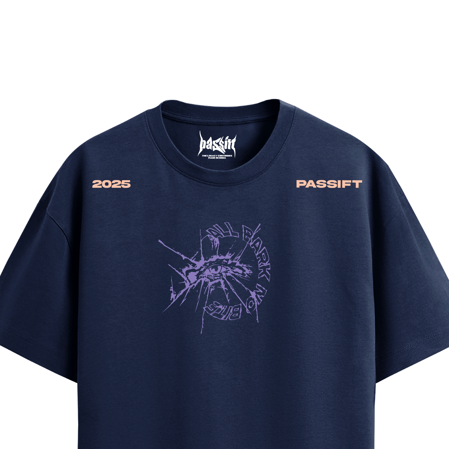 All Bark No Bite Navy T-Shirt