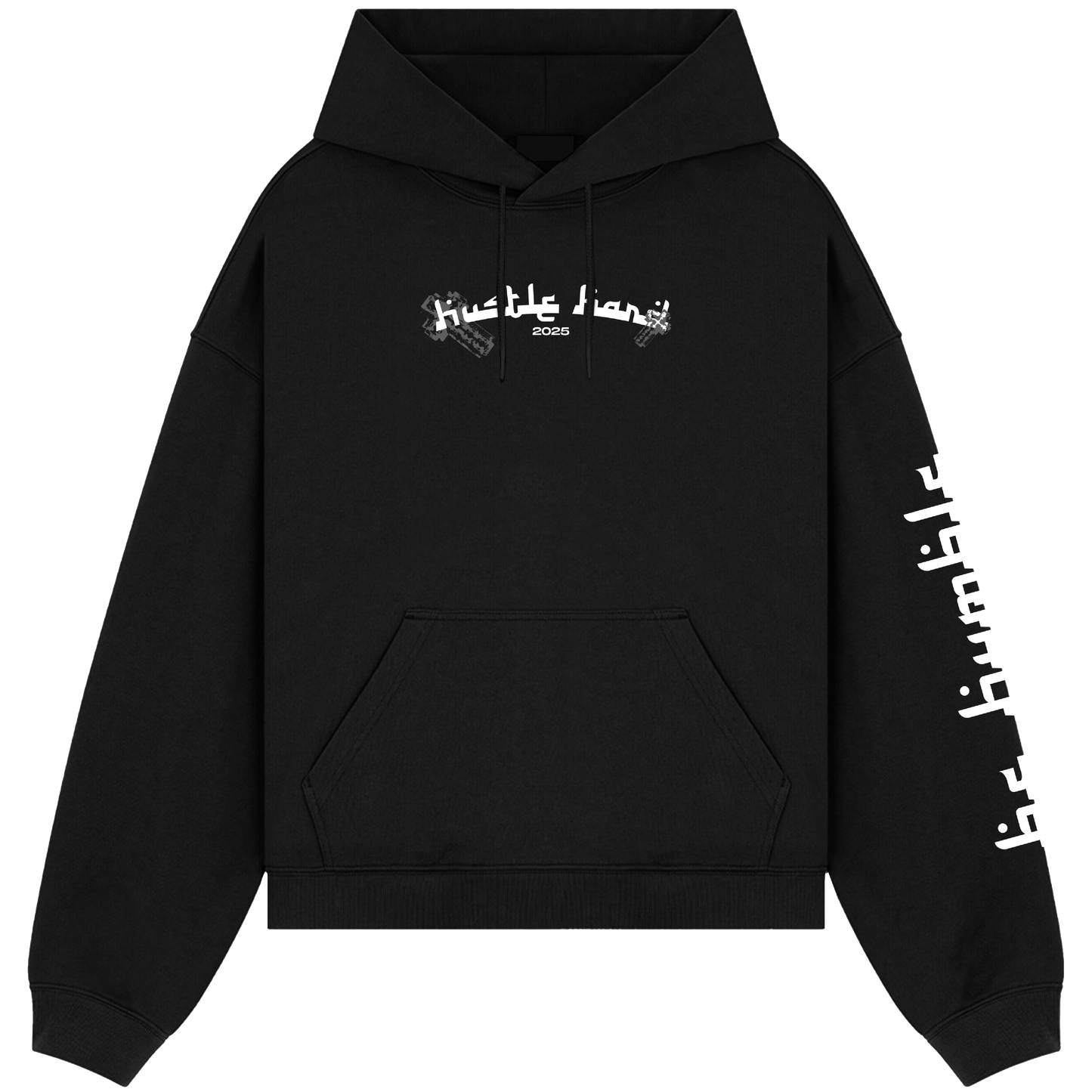 Hustle Hard Black Hoodie