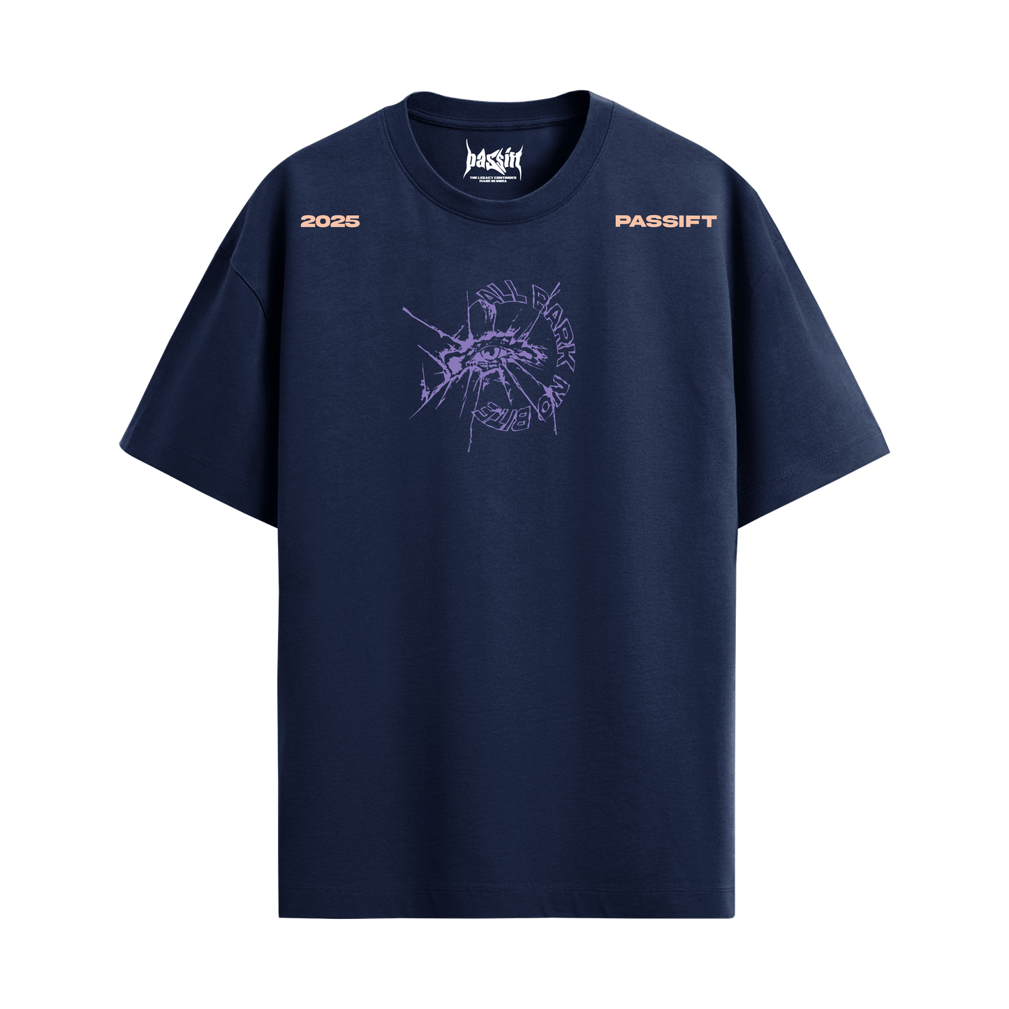All Bark No Bite Navy T-Shirt