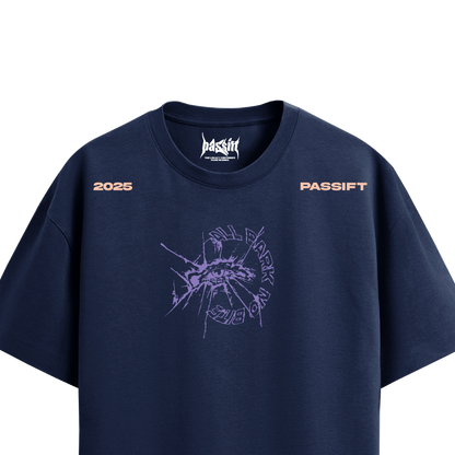 All Bark No Bite Navy T-Shirt