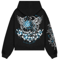 Raven's Bloom Black Hoodie