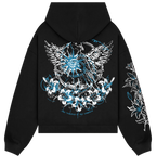 Raven's Bloom Black Hoodie