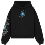 Raven's Bloom Black Hoodie