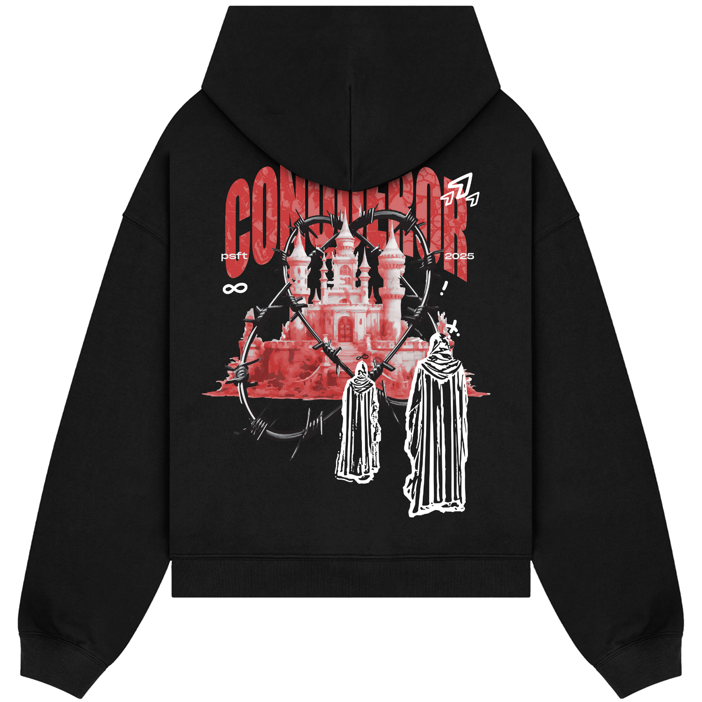 Conqueror Black Hoodie