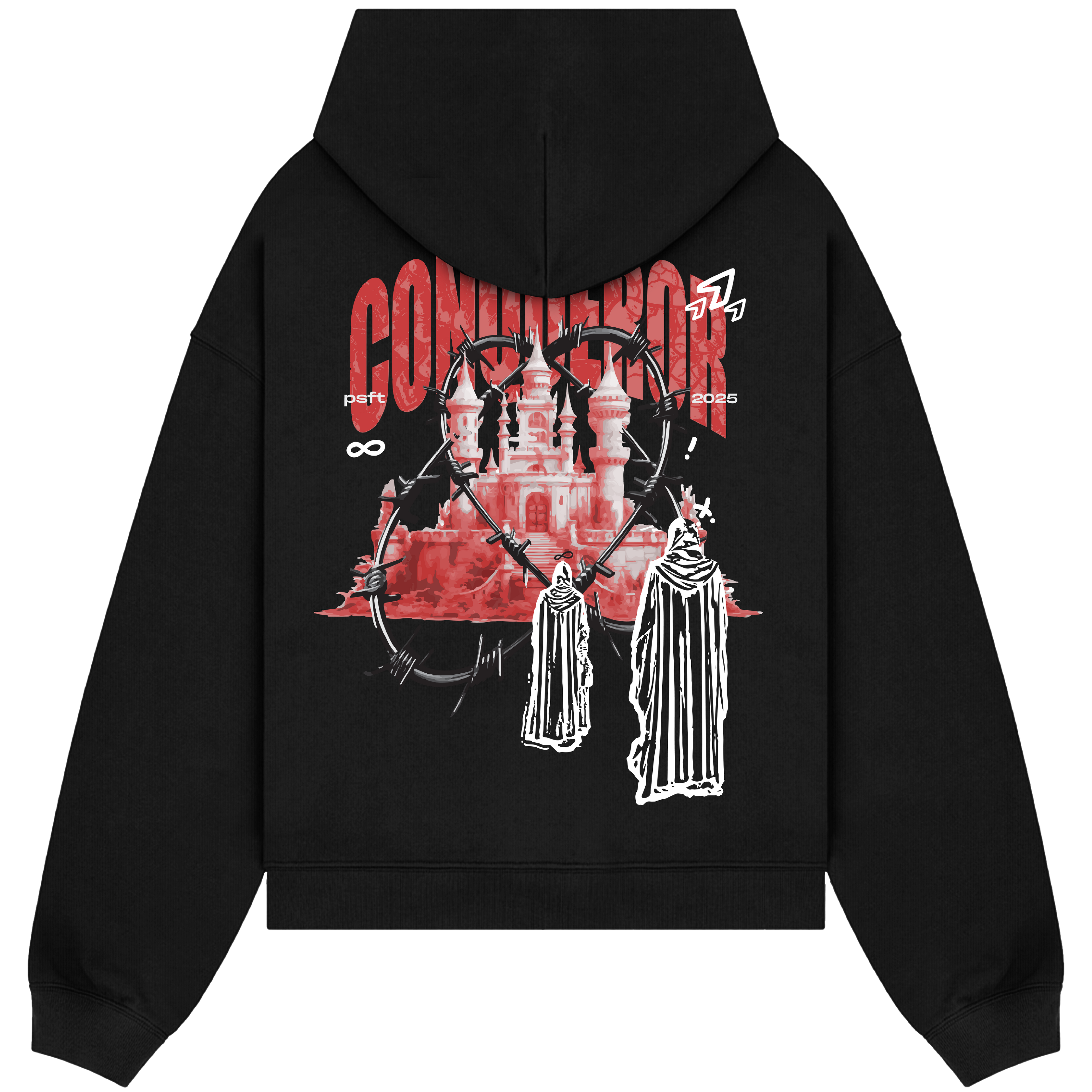 Conqueror Black Hoodie