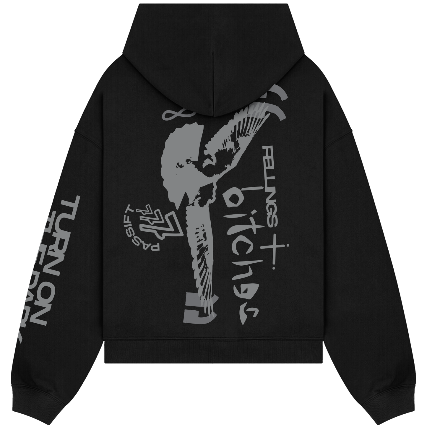 Felling B!tches Black Hoodie