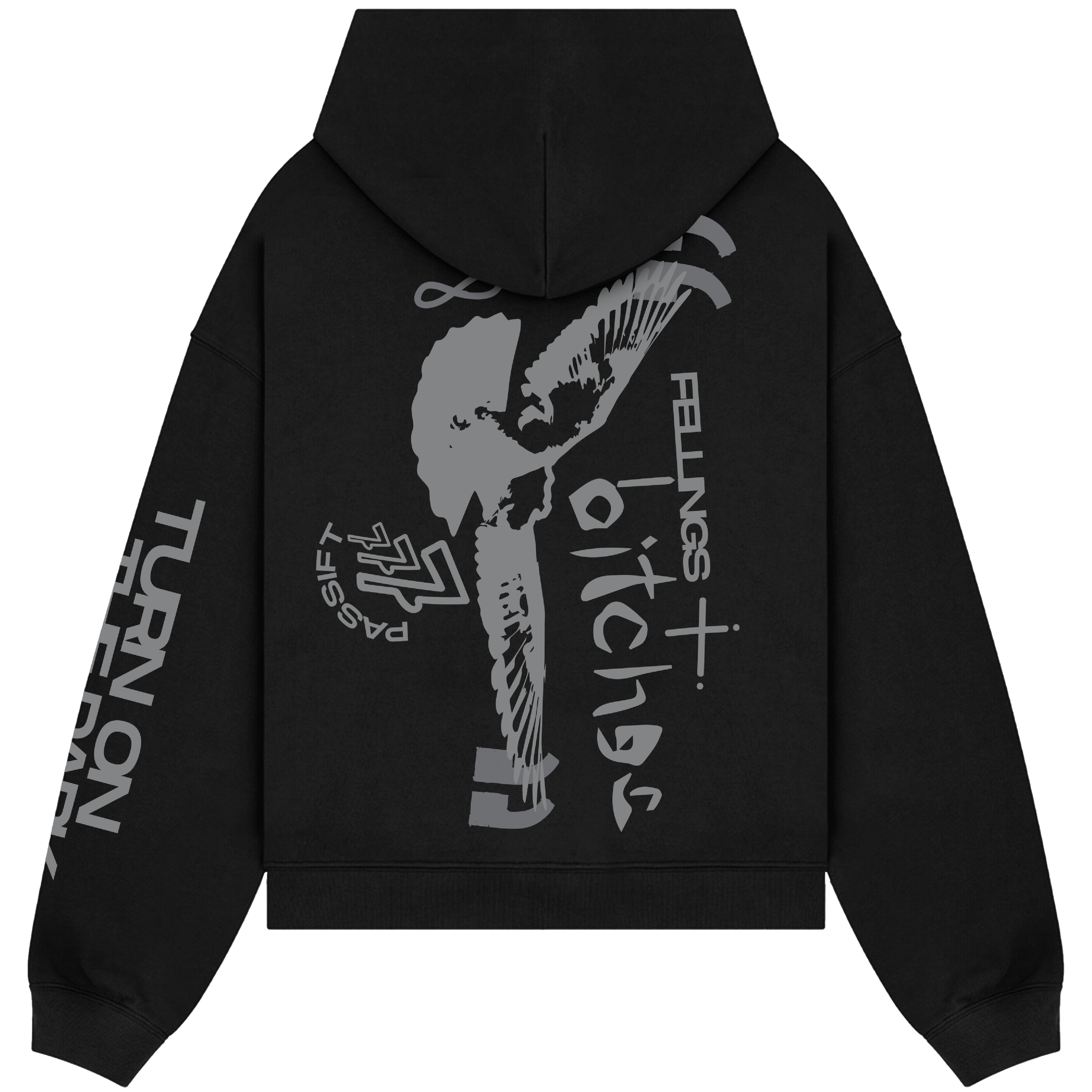 Felling B!tches Black Hoodie