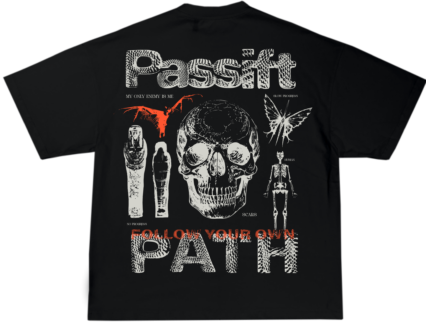 Follow Path Black T-shirt