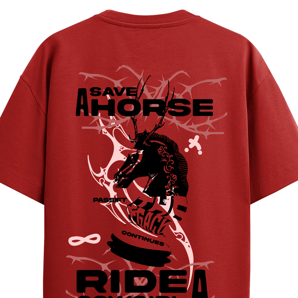 Save a Horse Red T-Shirt