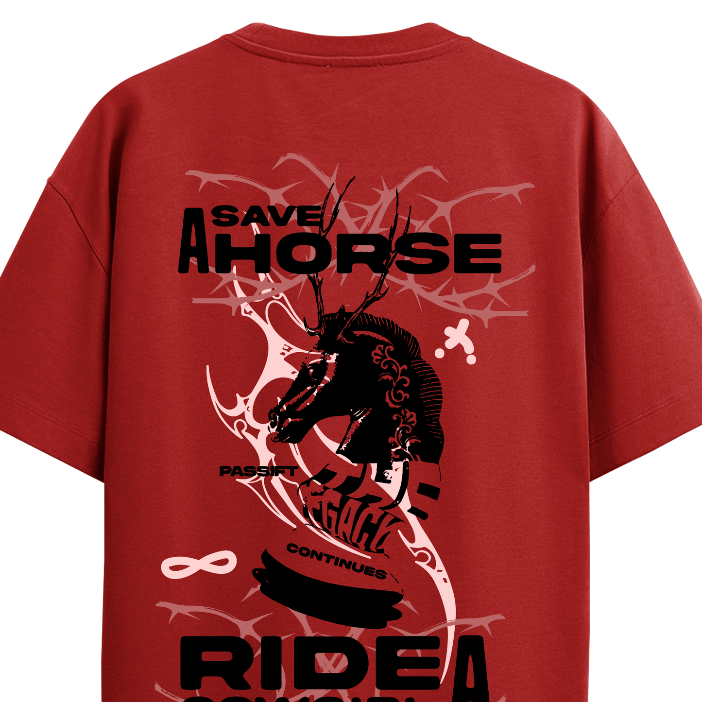 Save a Horse Red T-Shirt