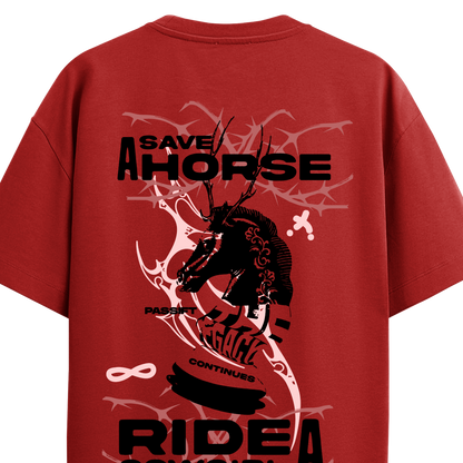 Save a Horse Red T-Shirt