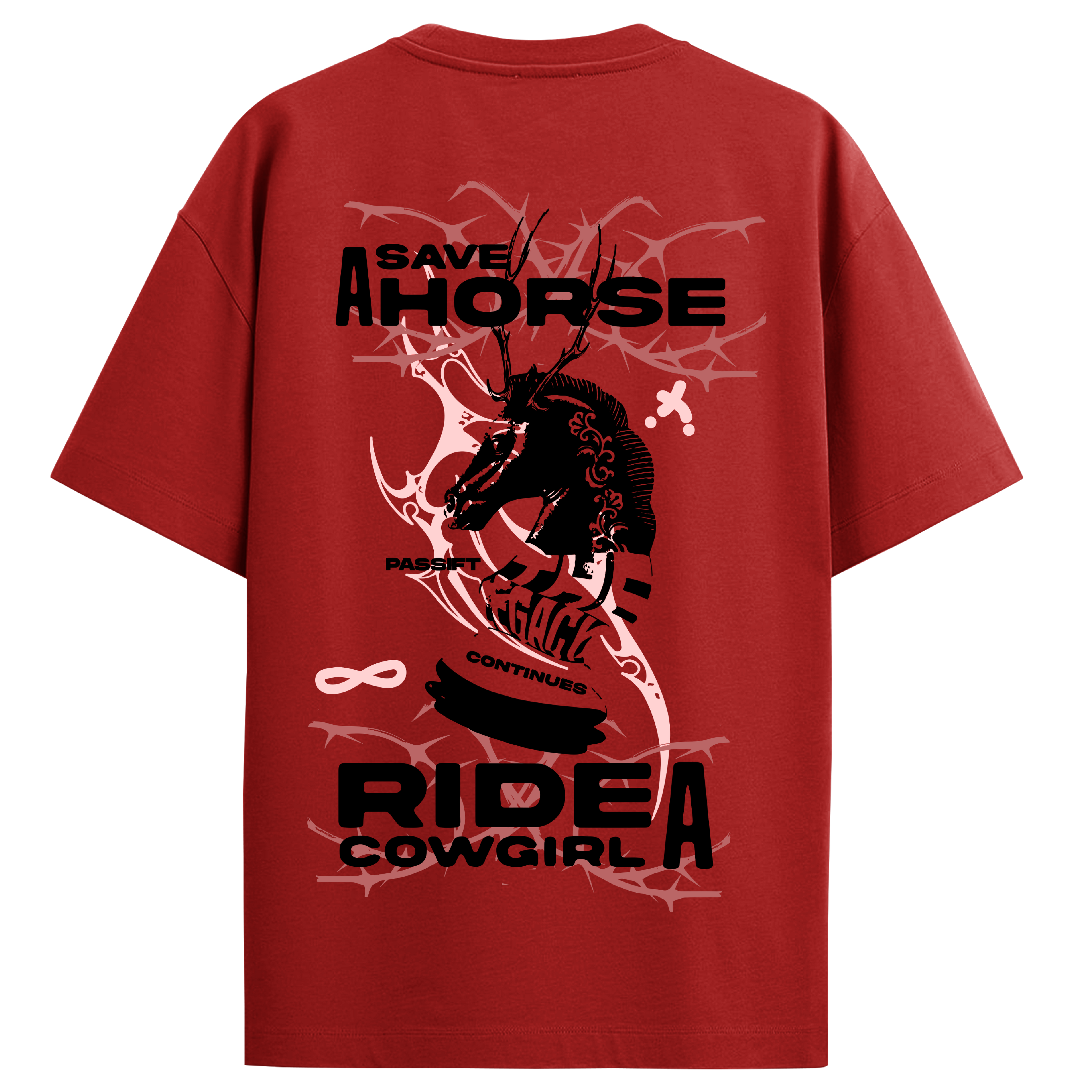 Save a Horse Red T-Shirt