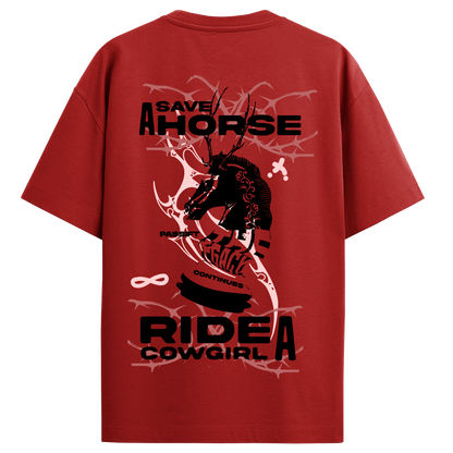 Save a Horse Red T-Shirt