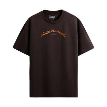 Hustle Hard Brown T-Shirt