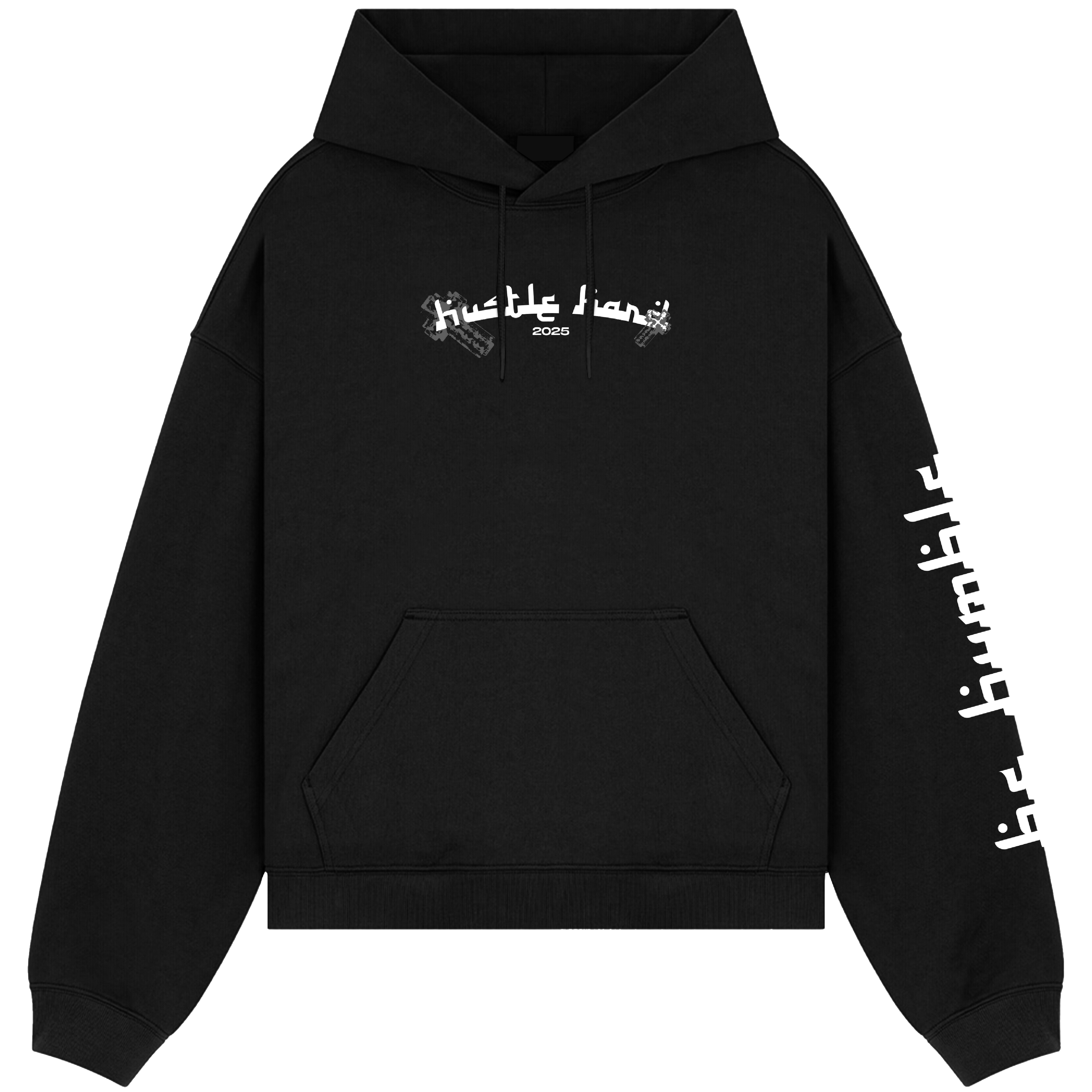 Hustle Hard Black Hoodie