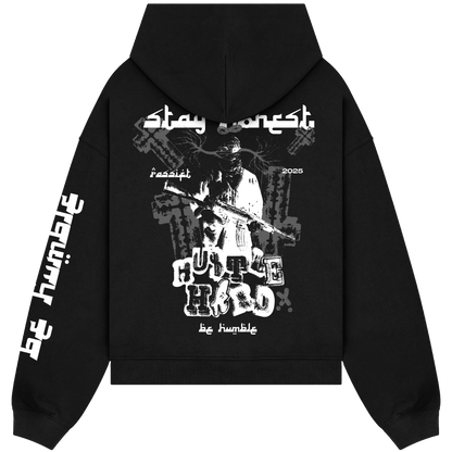 Hustle Hard Black Hoodie
