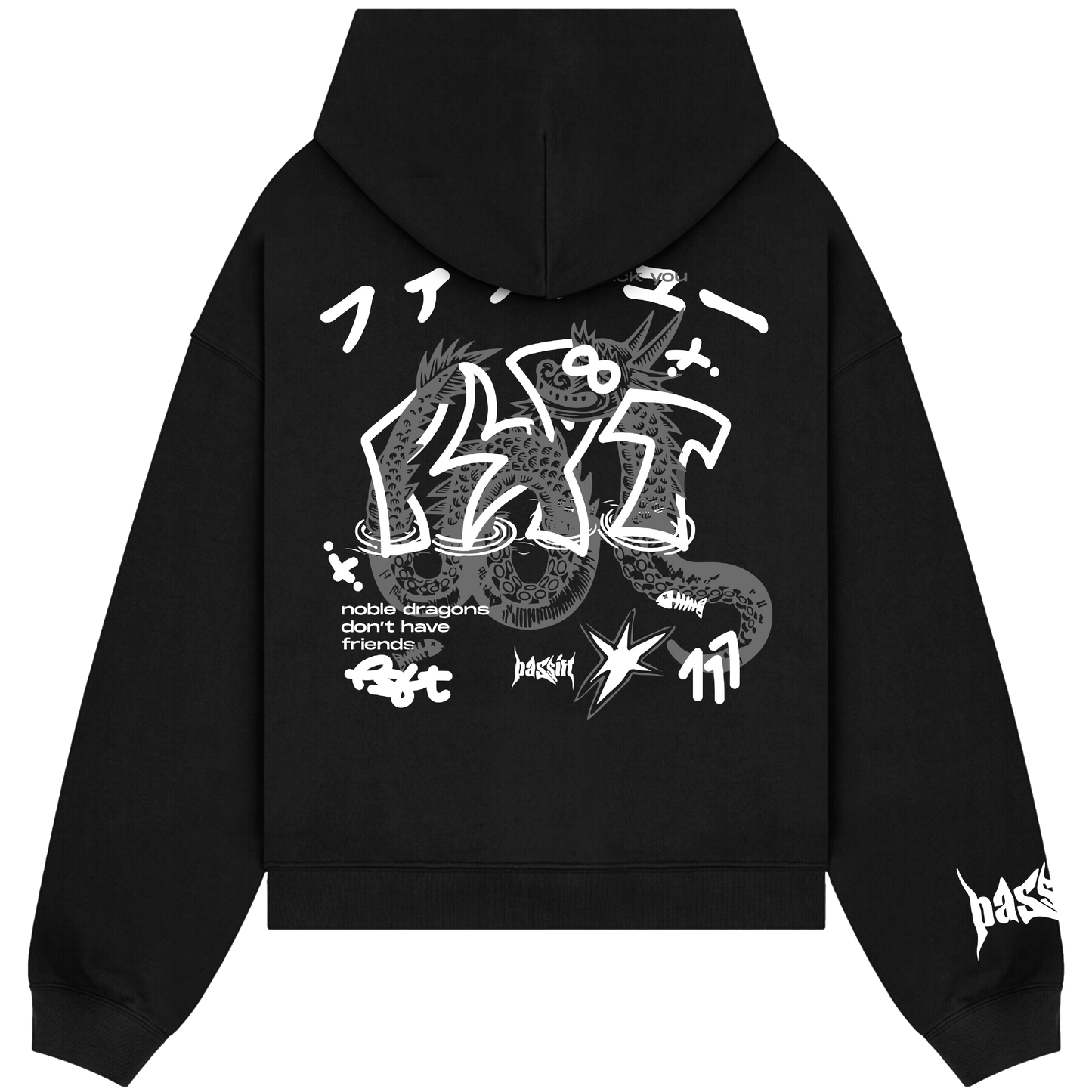 Octodragon Black Hoodie