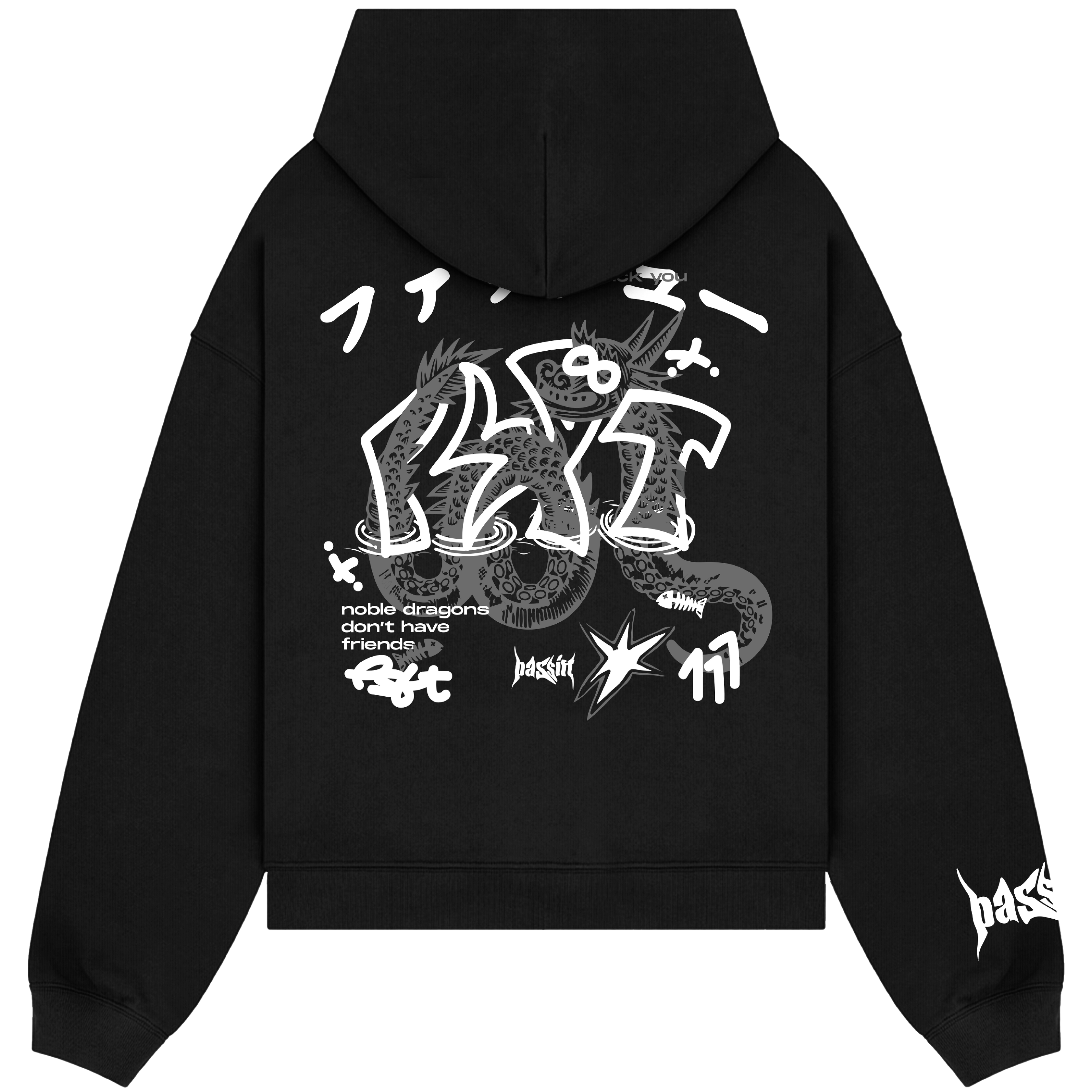 Octodragon Black Hoodie