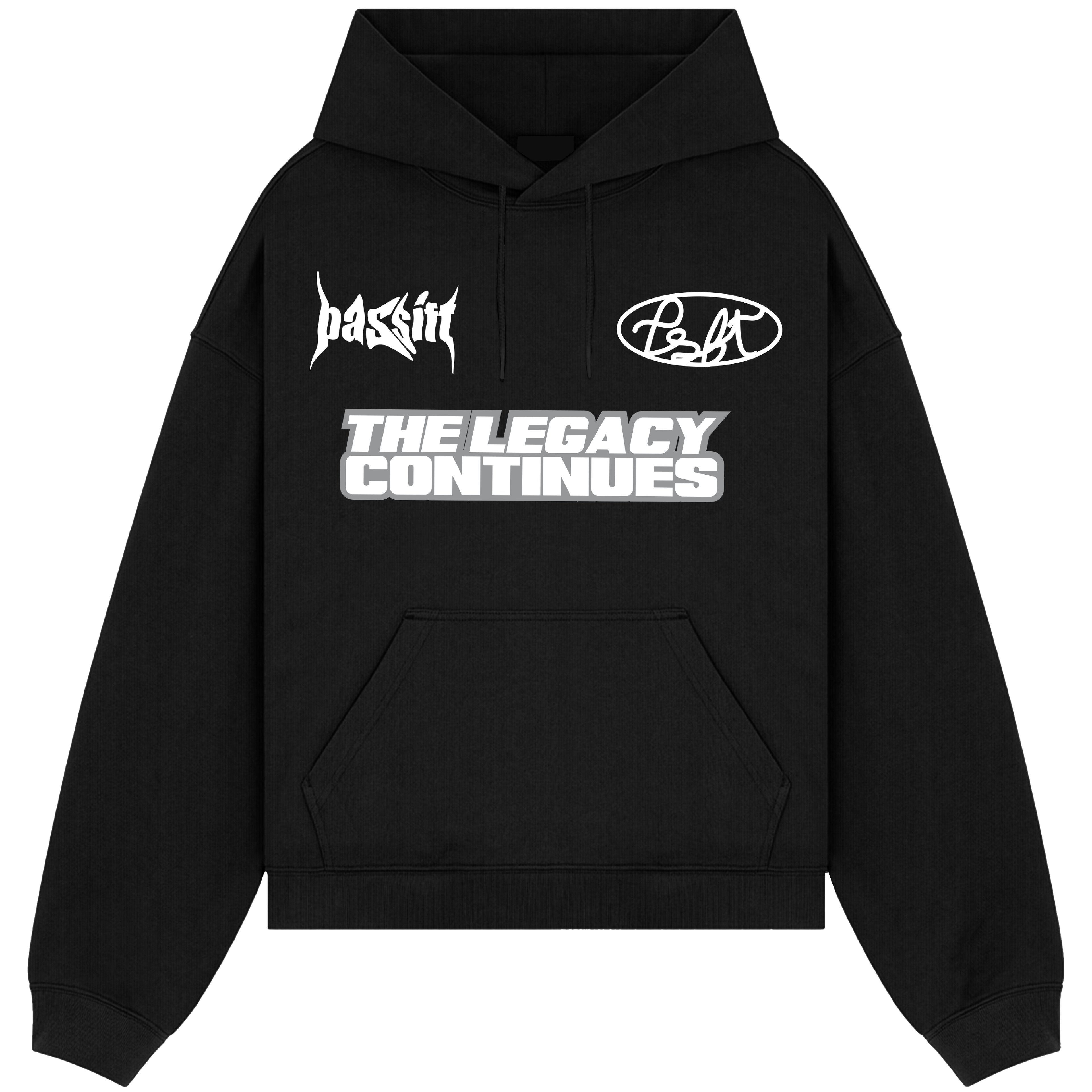 Resilient Black Hoodie