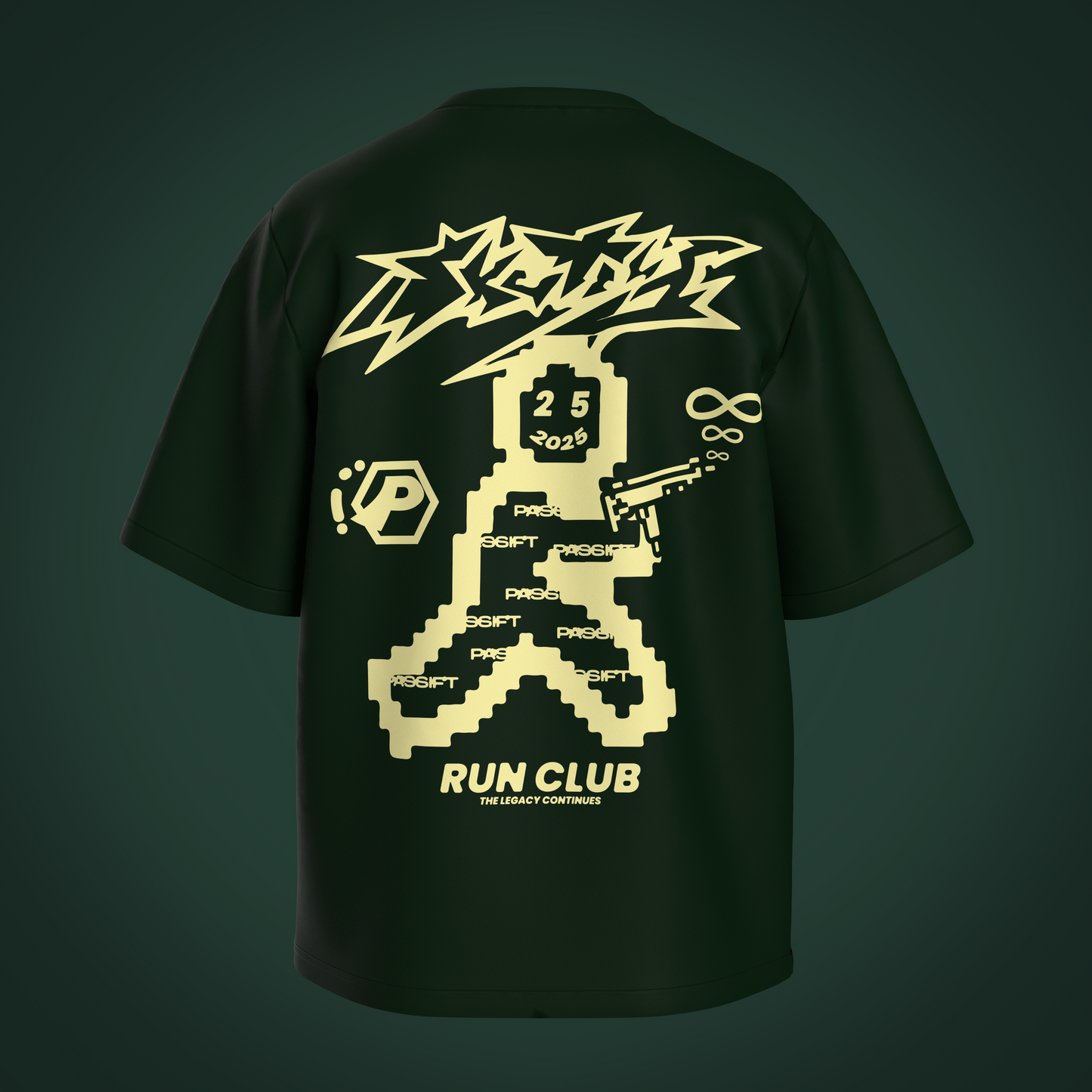 Run Club Green T-shirt