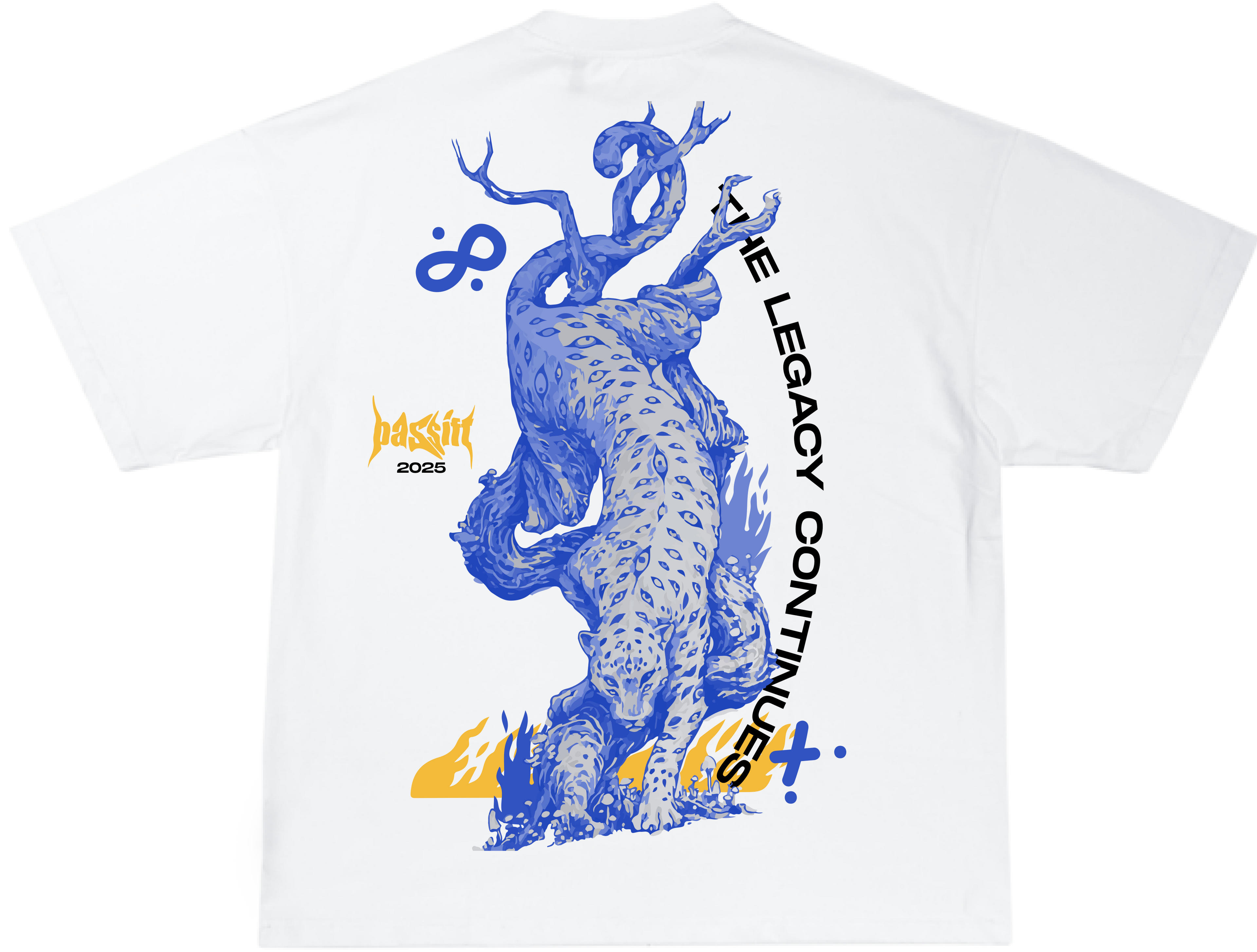 Tiger Gaze White T-shirt