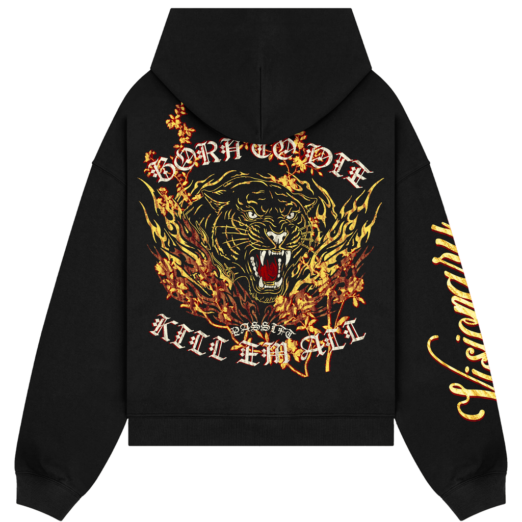 Kill Em All Black Hoodie