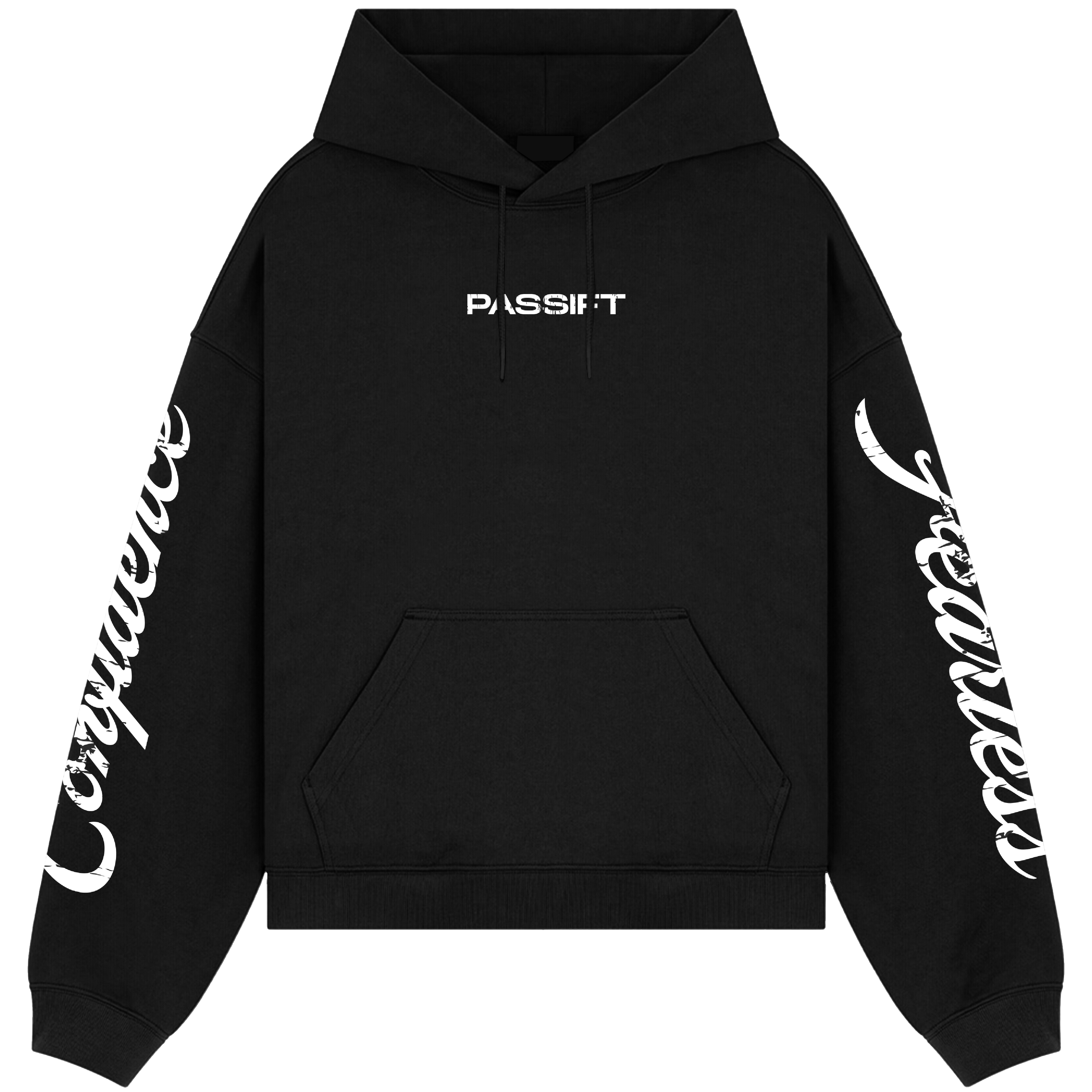 Calm Black Hoodie