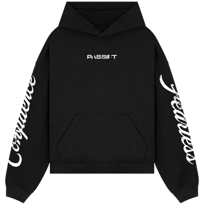 Calm Black Hoodie