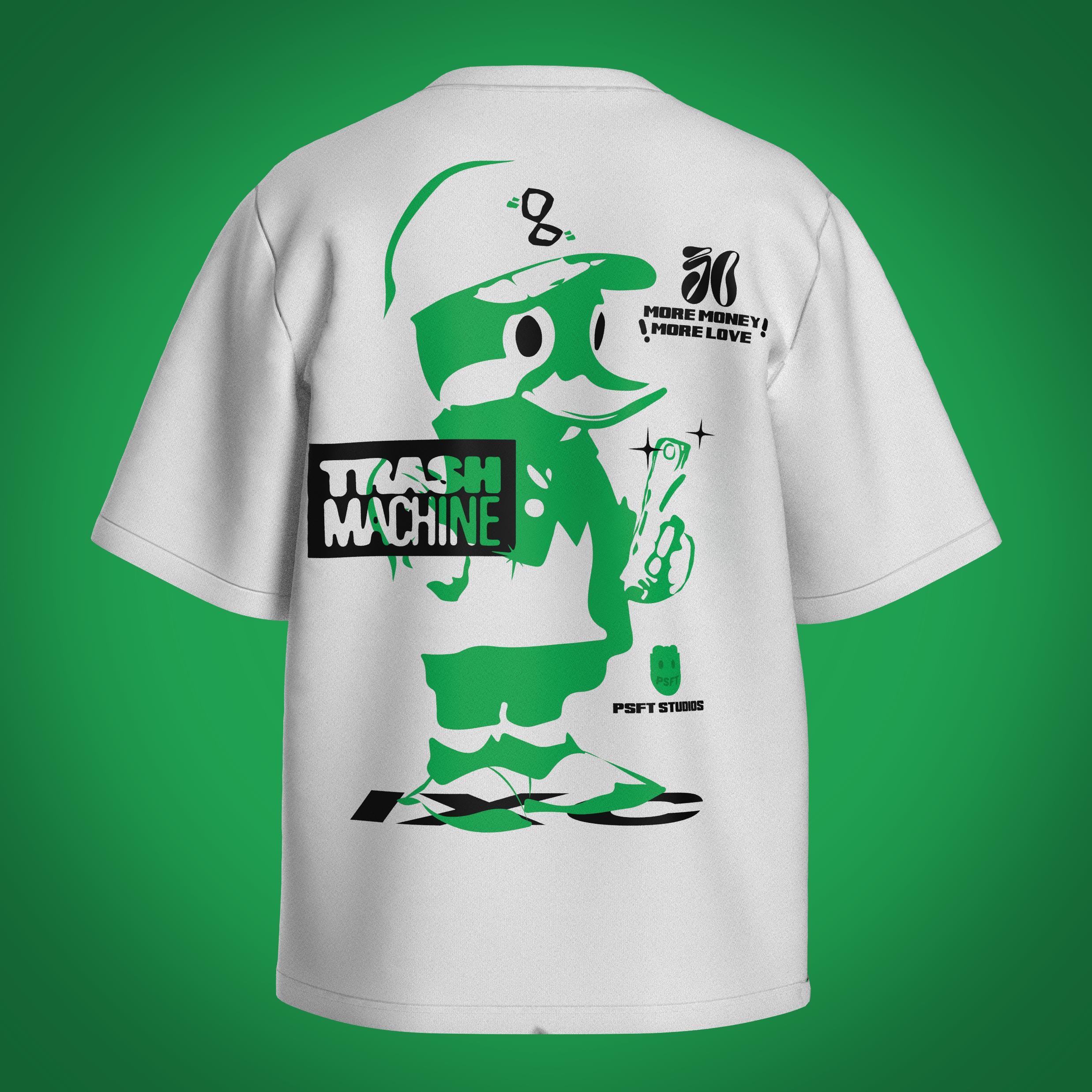 Money Machine White T-shirt
