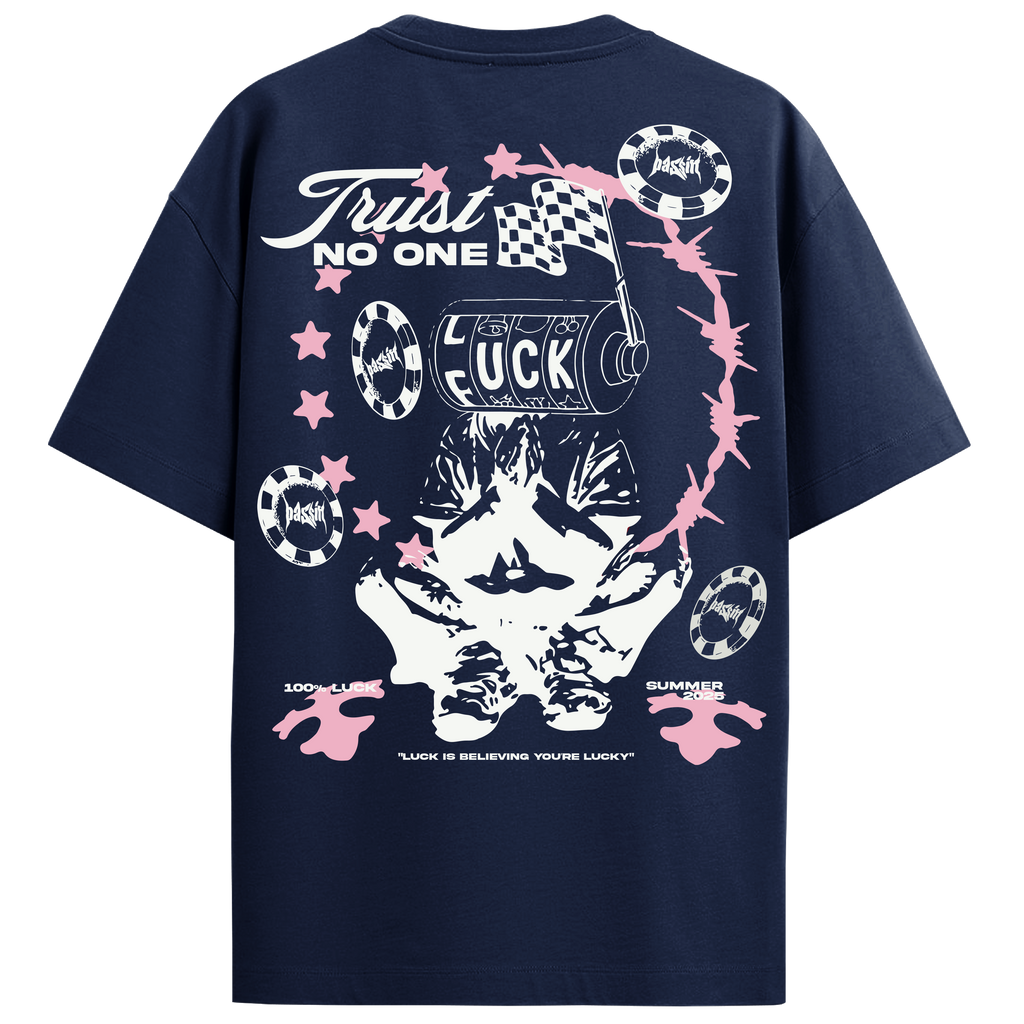 Trust No One Navy Blue T-Shirt