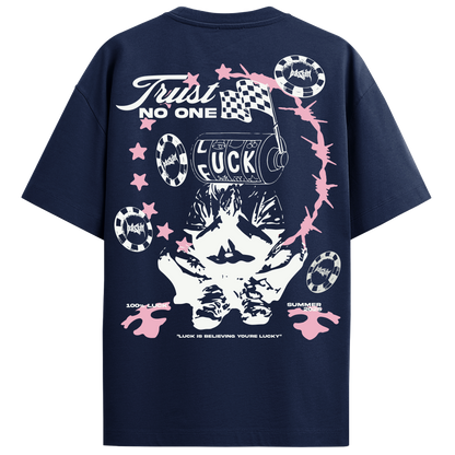 Trust No One Navy Blue T-Shirt