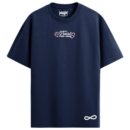 Trust No One Navy Blue T-Shirt