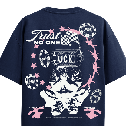 Trust No One Navy Blue T-Shirt