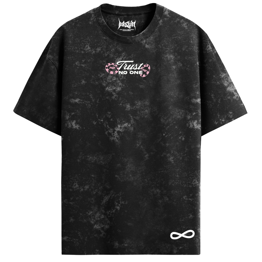 Trust No One Acid Wash T-Shirt