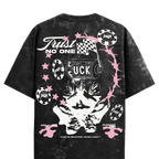 Trust No One Acid Wash T-Shirt