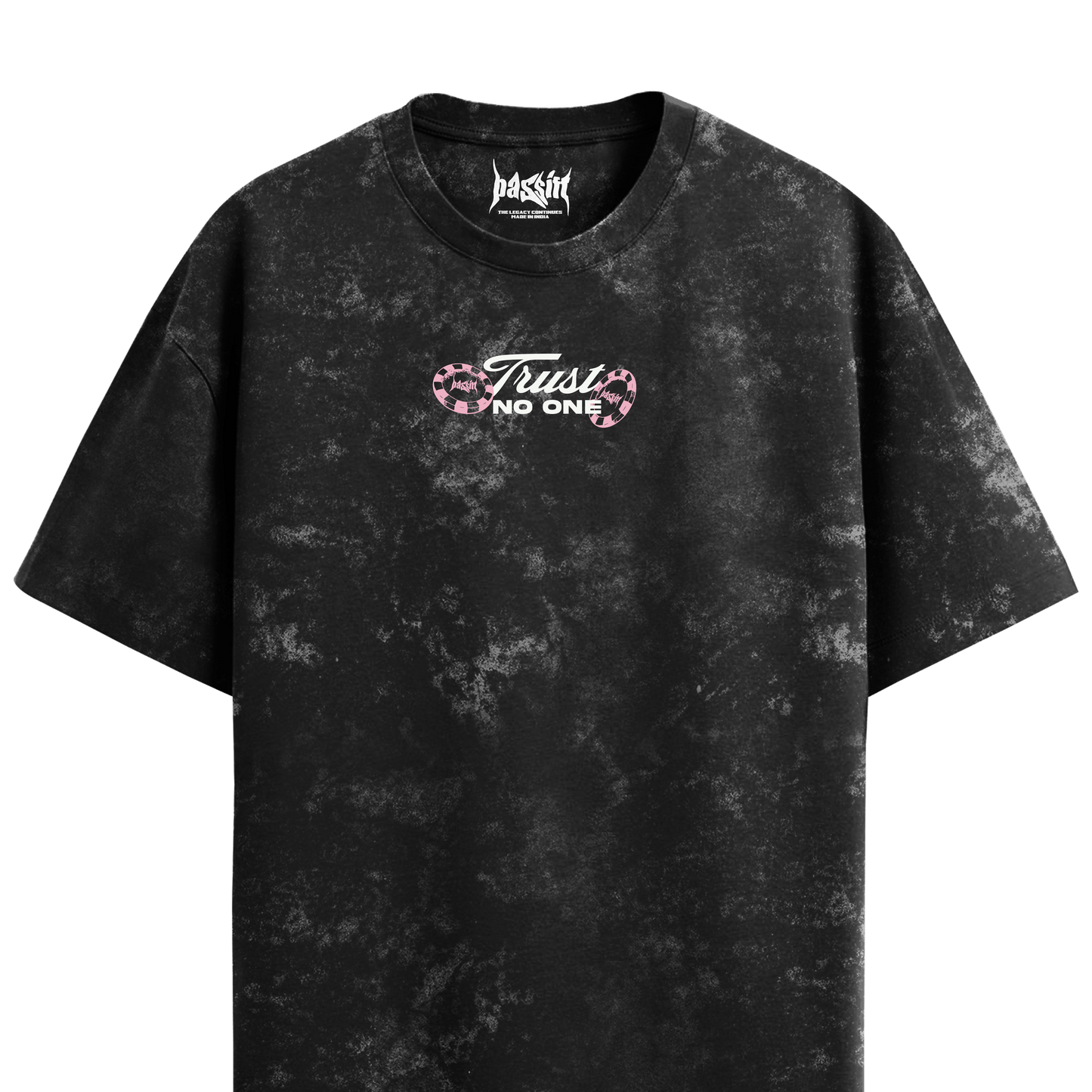 Trust No One Acid Wash T-Shirt