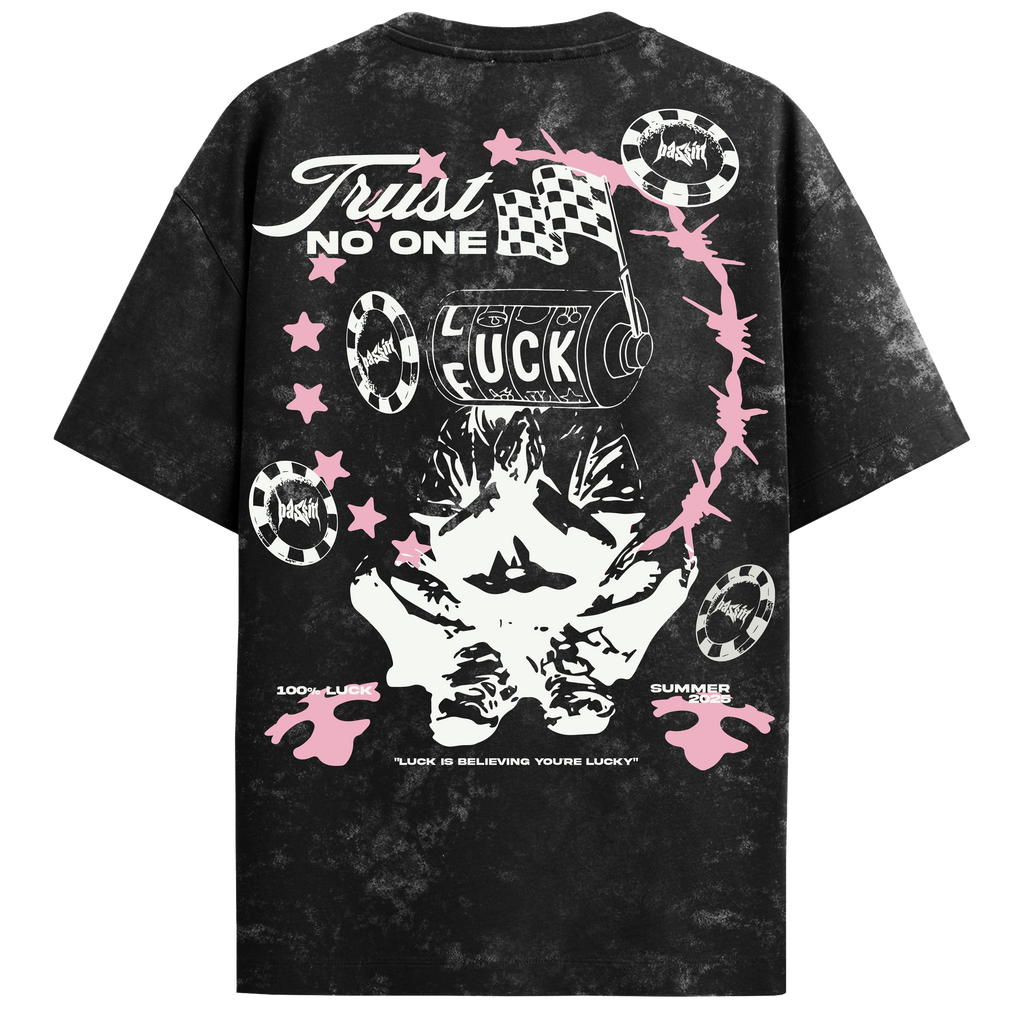 Trust No One Acid Wash T-Shirt