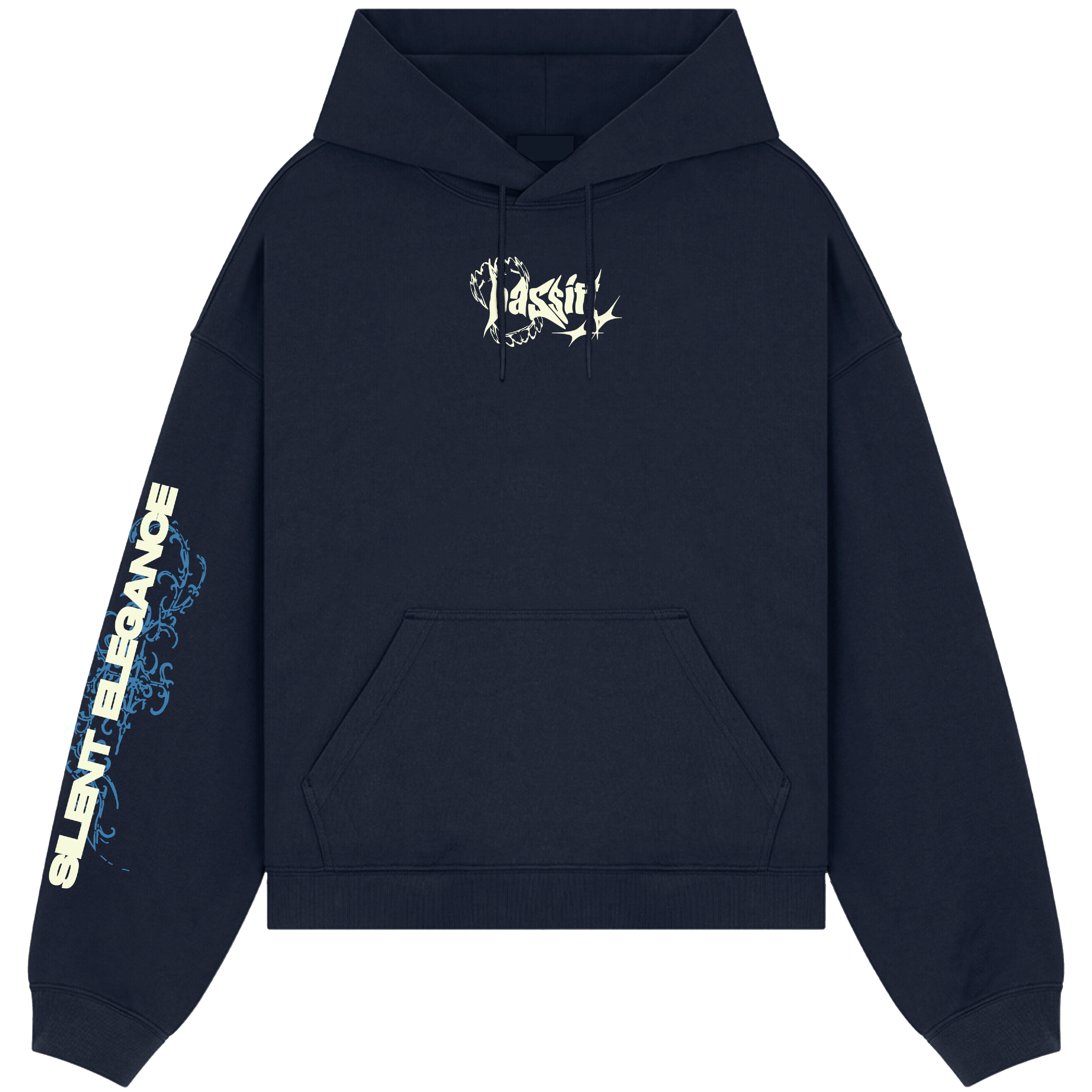 Wounded Dear Navy Blue Hoodie