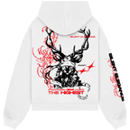 Wounded Dear White Hoodie