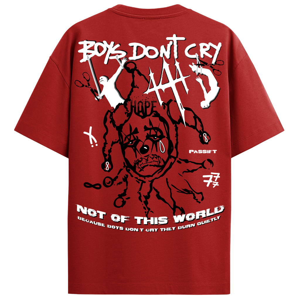 Boys Don't Cry Red T-Shirt