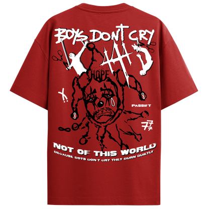 Boys Don't Cry Red T-Shirt
