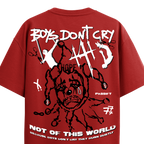Boys Don't Cry Red T-Shirt