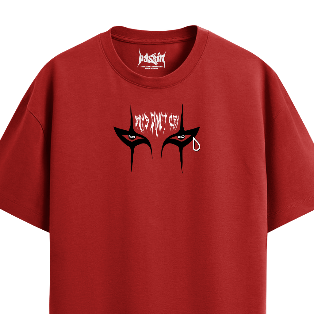 Boys Don't Cry Red T-Shirt