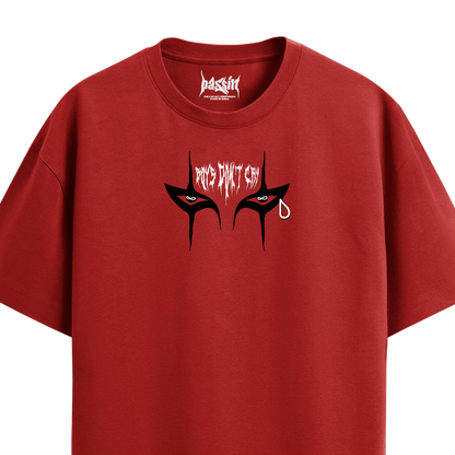 Boys Don't Cry Red T-Shirt