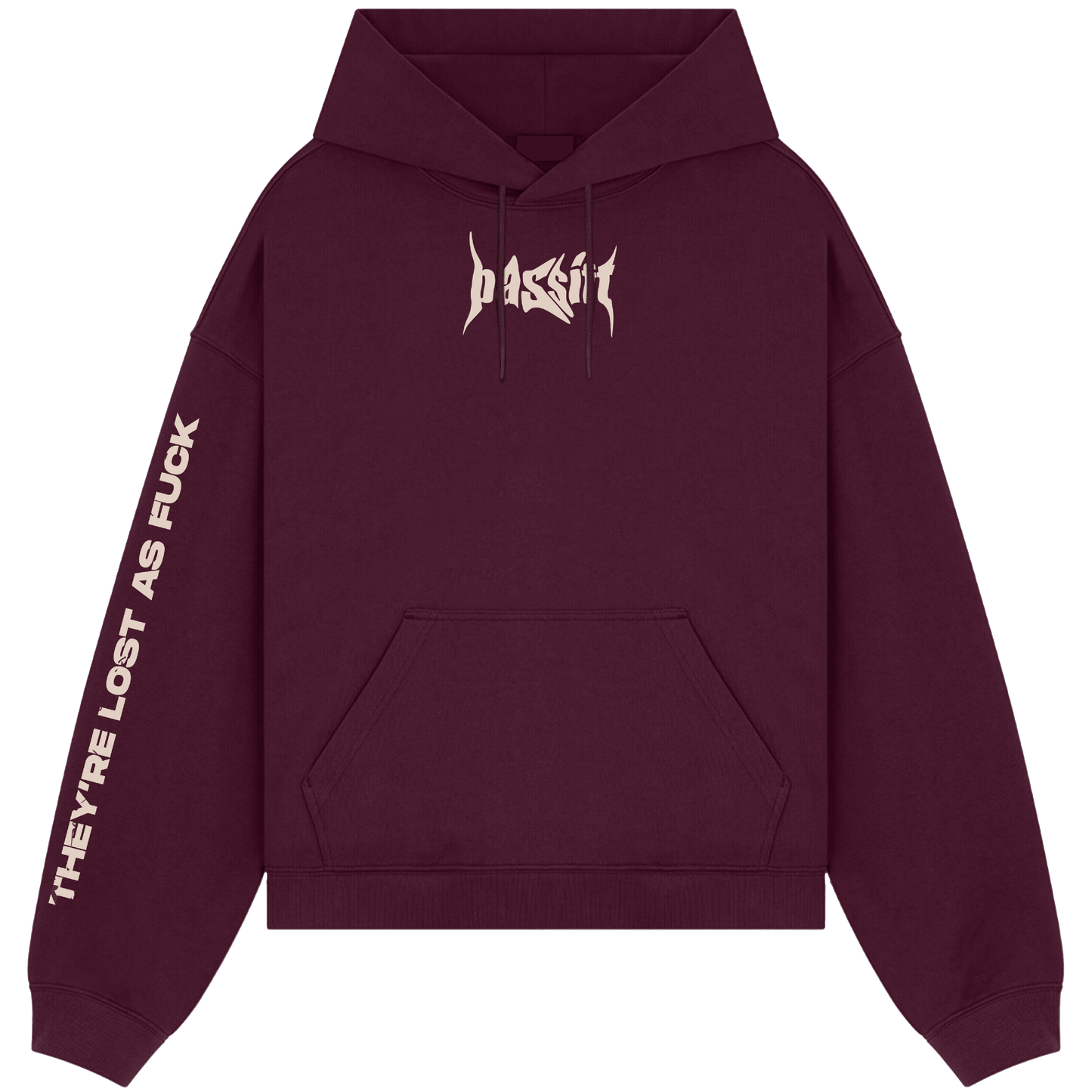 Crowd Maroon Hoodie