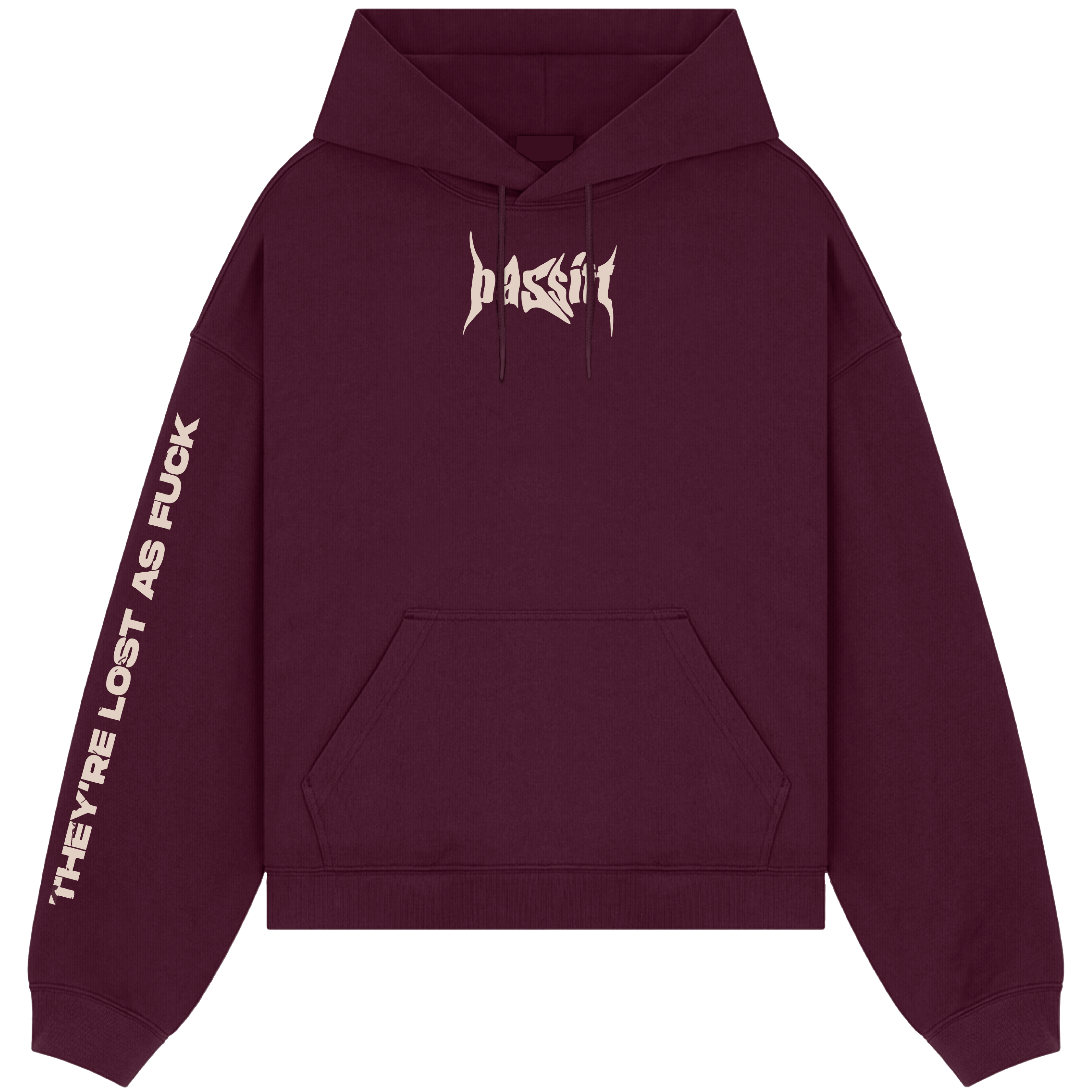 Crowd Maroon Hoodie