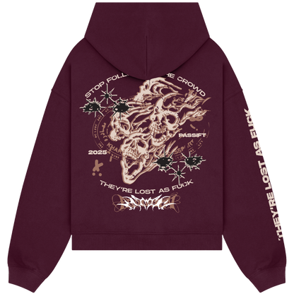 Crowd Maroon Hoodie