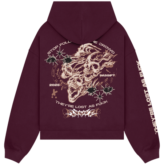 Crowd Maroon Hoodie