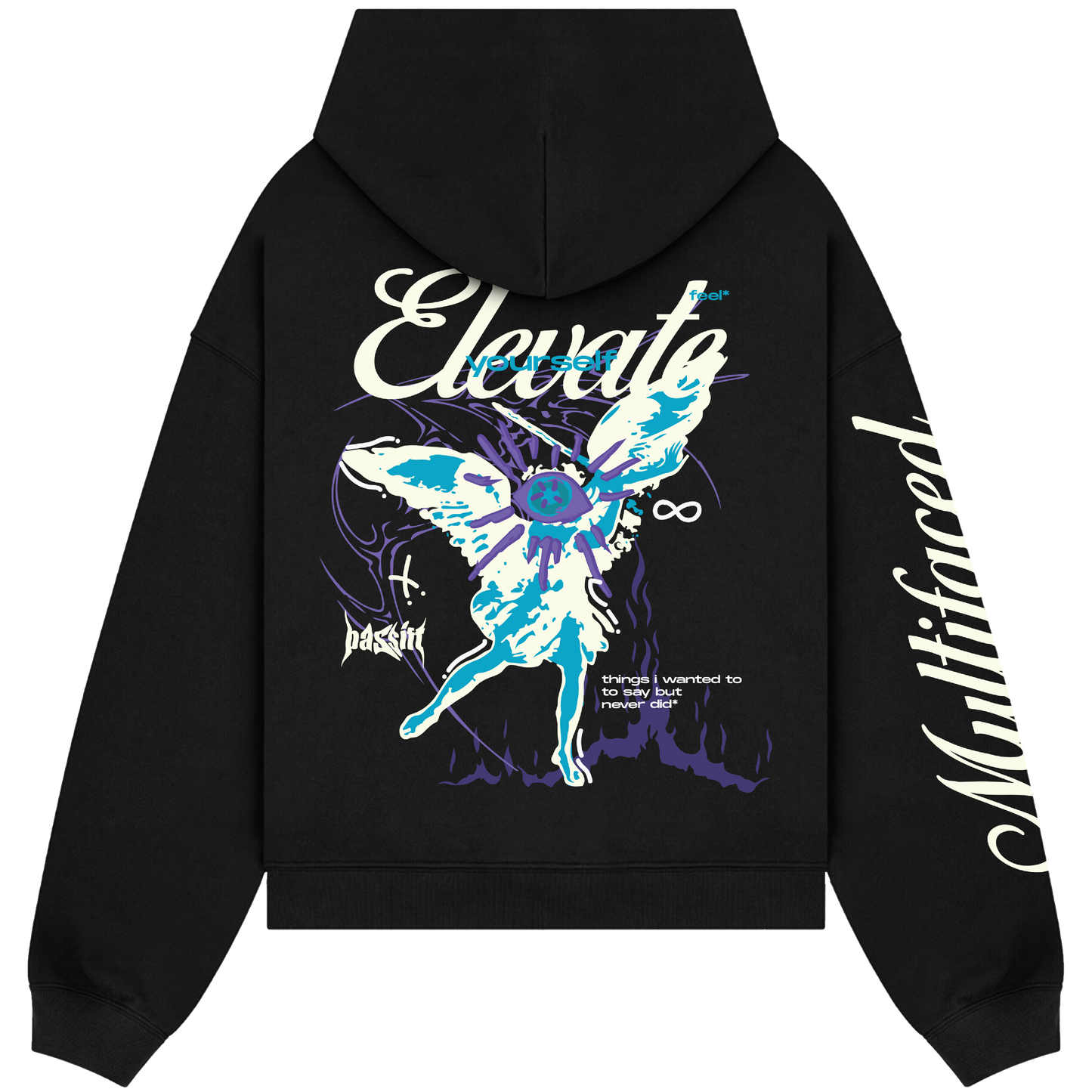 Elevate Black Hoodie