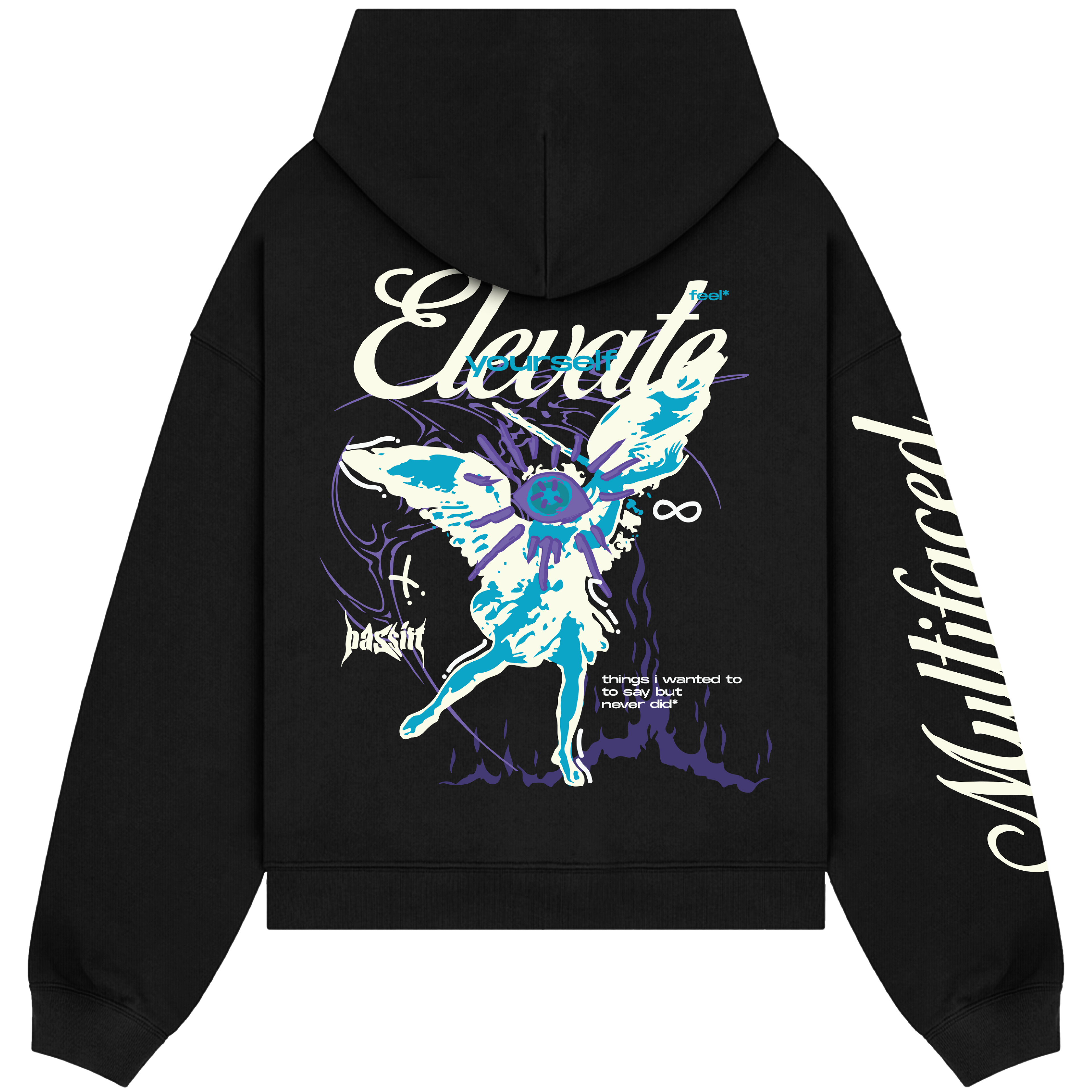 Elevate Black Hoodie